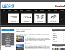 Tablet Screenshot of lysaght.steeltalk.com.au